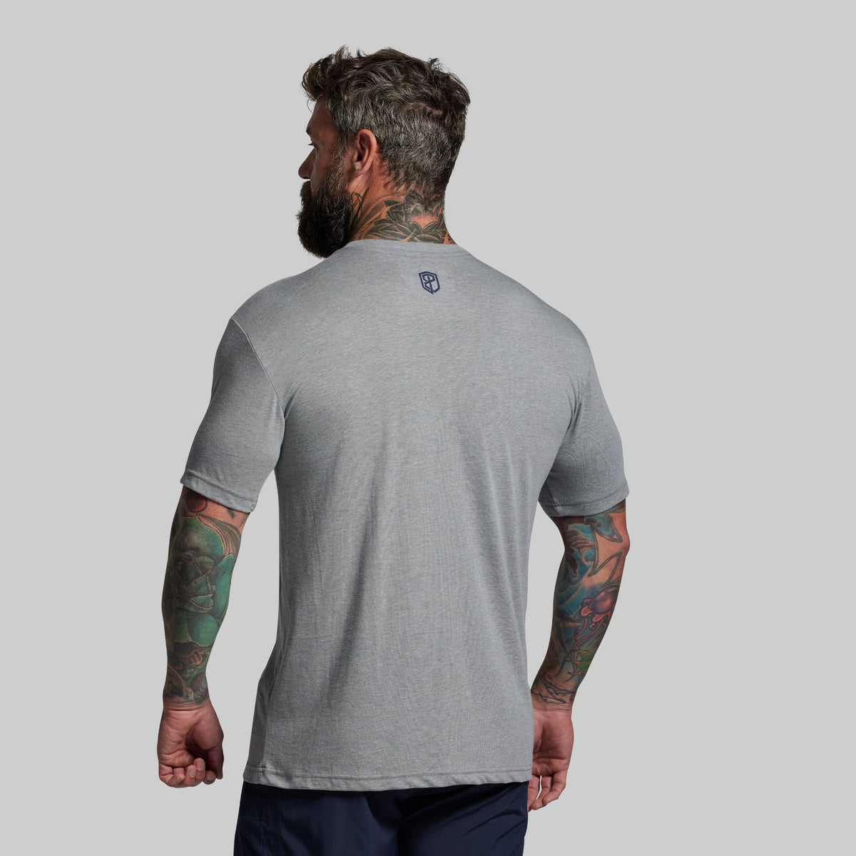 No Excuses Tee (Heather Grey)