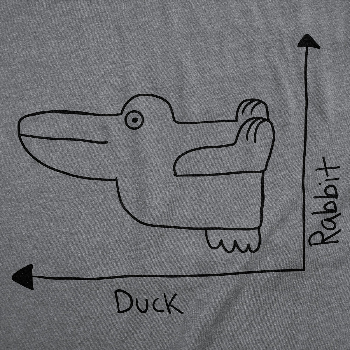 Duck Rabbit Graph Men's T Shirt