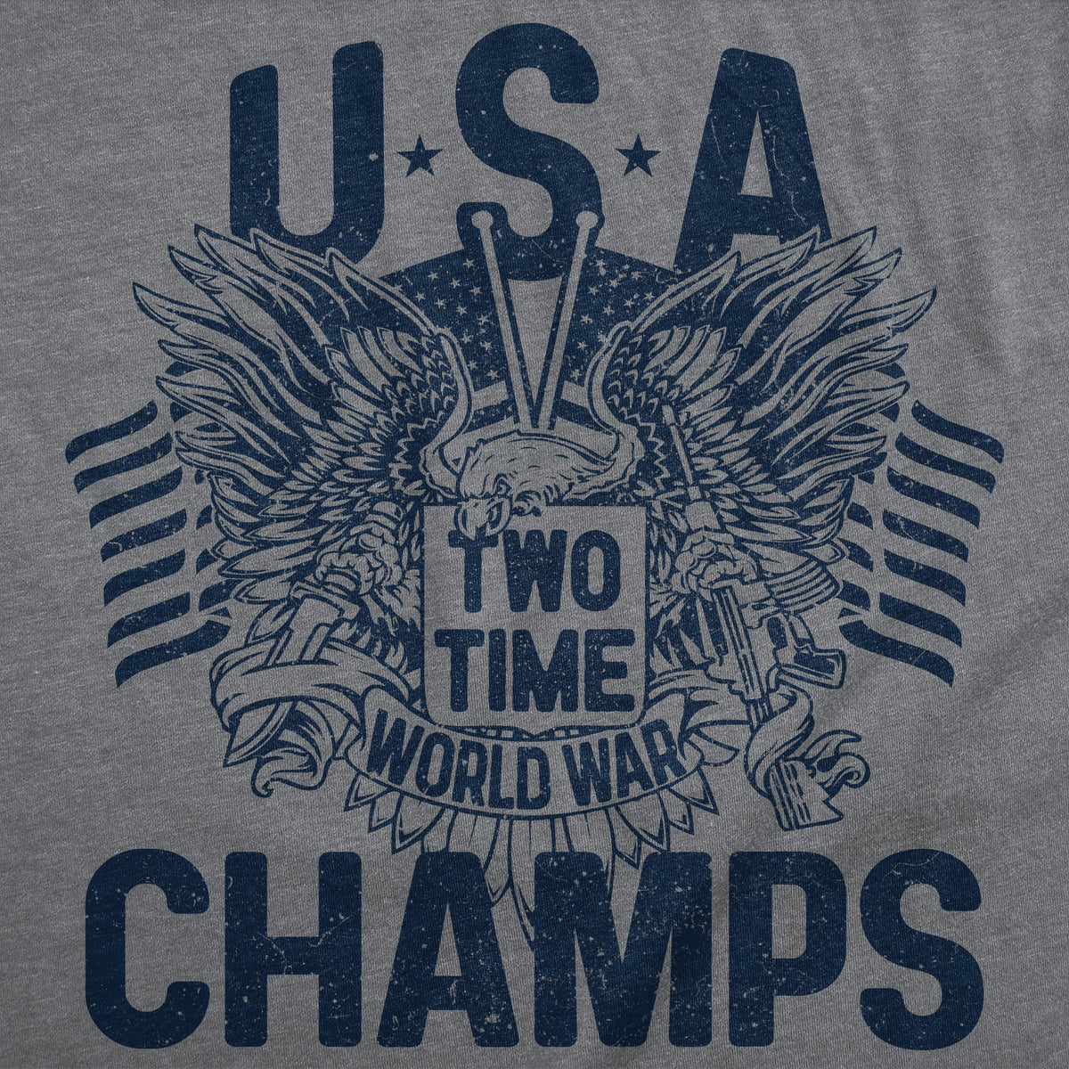 USA Two Time World War Champs Men's T Shirt