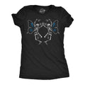 Dancing Skeleton Butterflies Women's T Shirt
