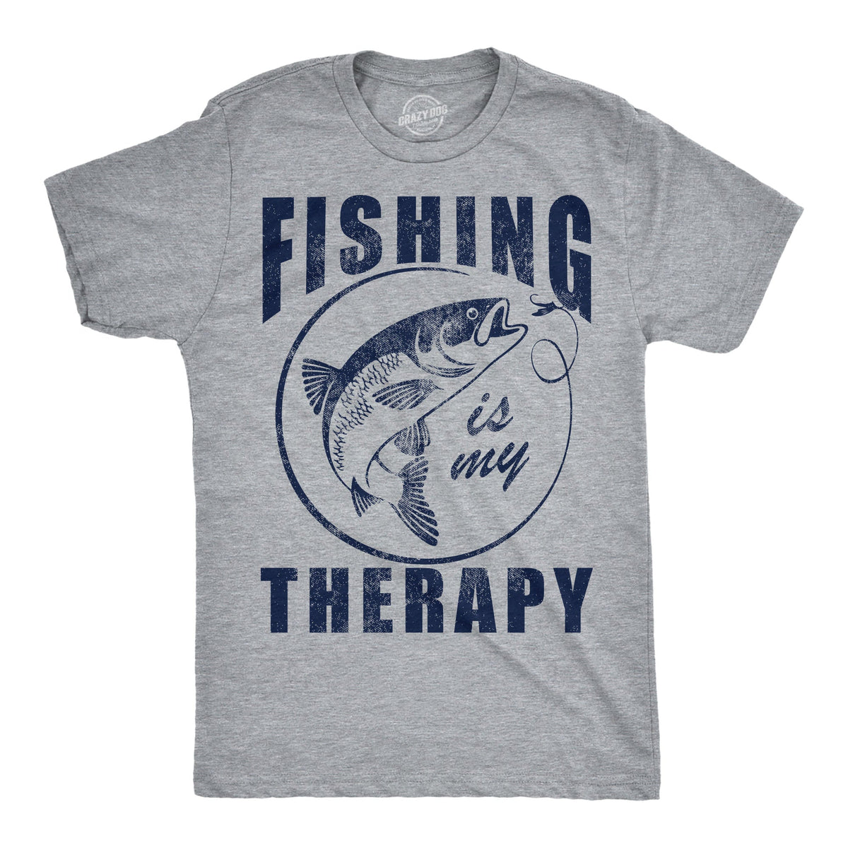Fishing Is My Therapy Men's T Shirt