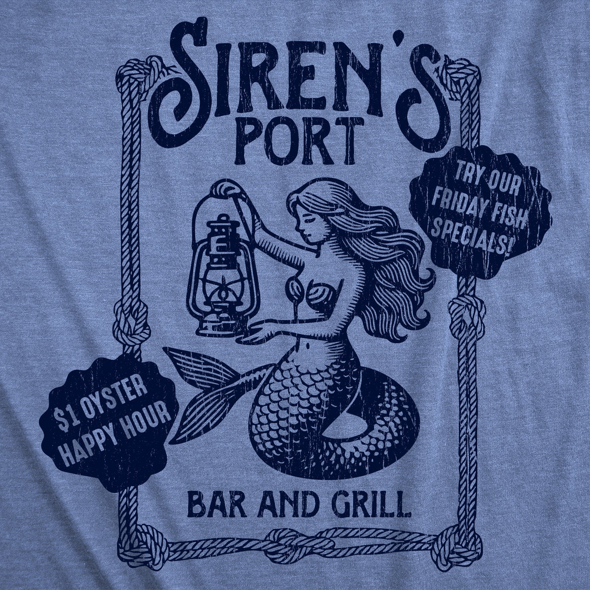Sirens Port Bar And Grill Men's T Shirt