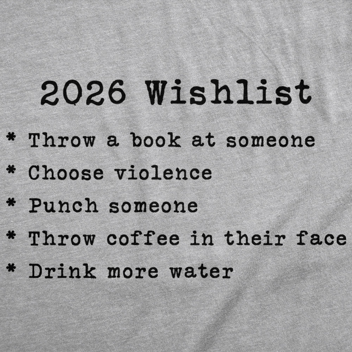 2026 Wishlist Women's T Shirt