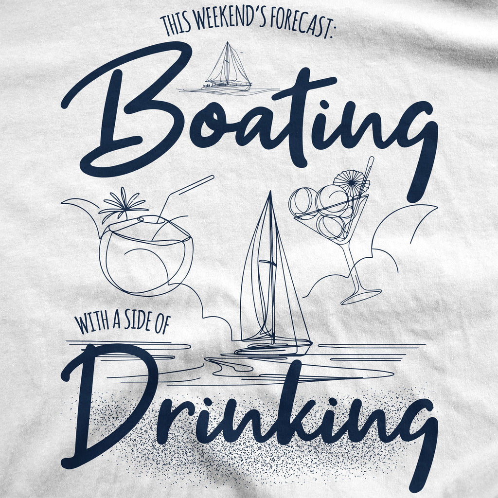 Boating With A Side Of Drinking Women's T Shirt