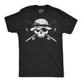 Fishing Skull Men's T Shirt