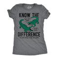 Know The Difference Alligator Crocodile Women's T Shirt