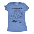 Stegosaurus Infographic Women's T Shirt