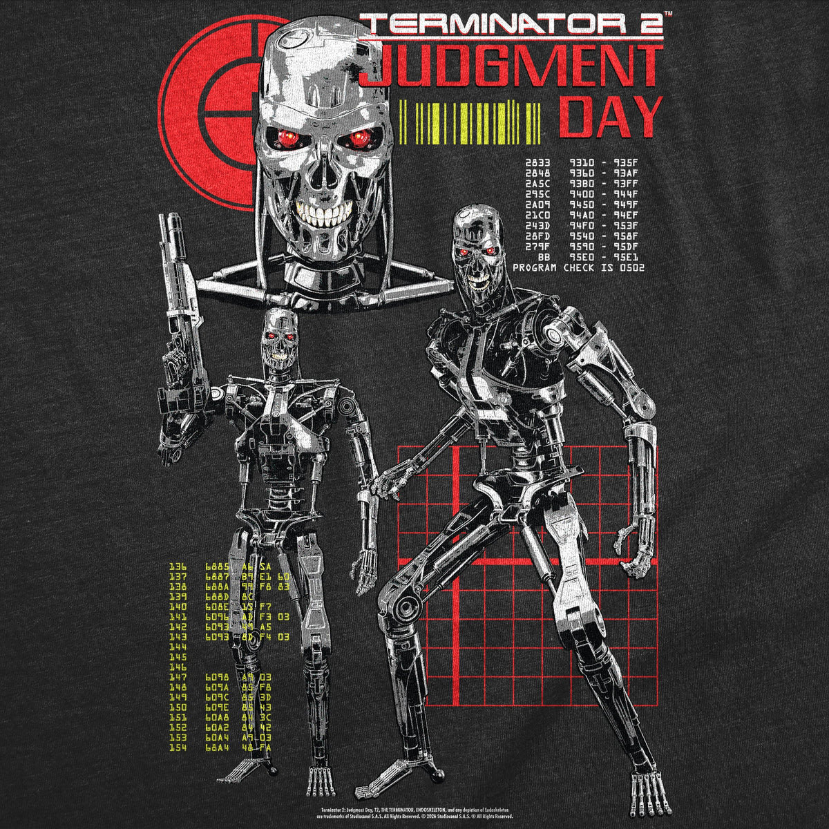 Terminator 2 Endo Collage Men's T Shirt