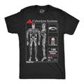 T 800 Endoskeleton Schematics Men's T Shirt