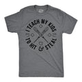 I Teach My Kids To Hit And Steal Men's T Shirt