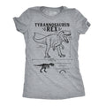 Tyrannosaurus Rex Infographic Women's T Shirt