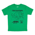 Triceratops Infographic Youth T Shirt