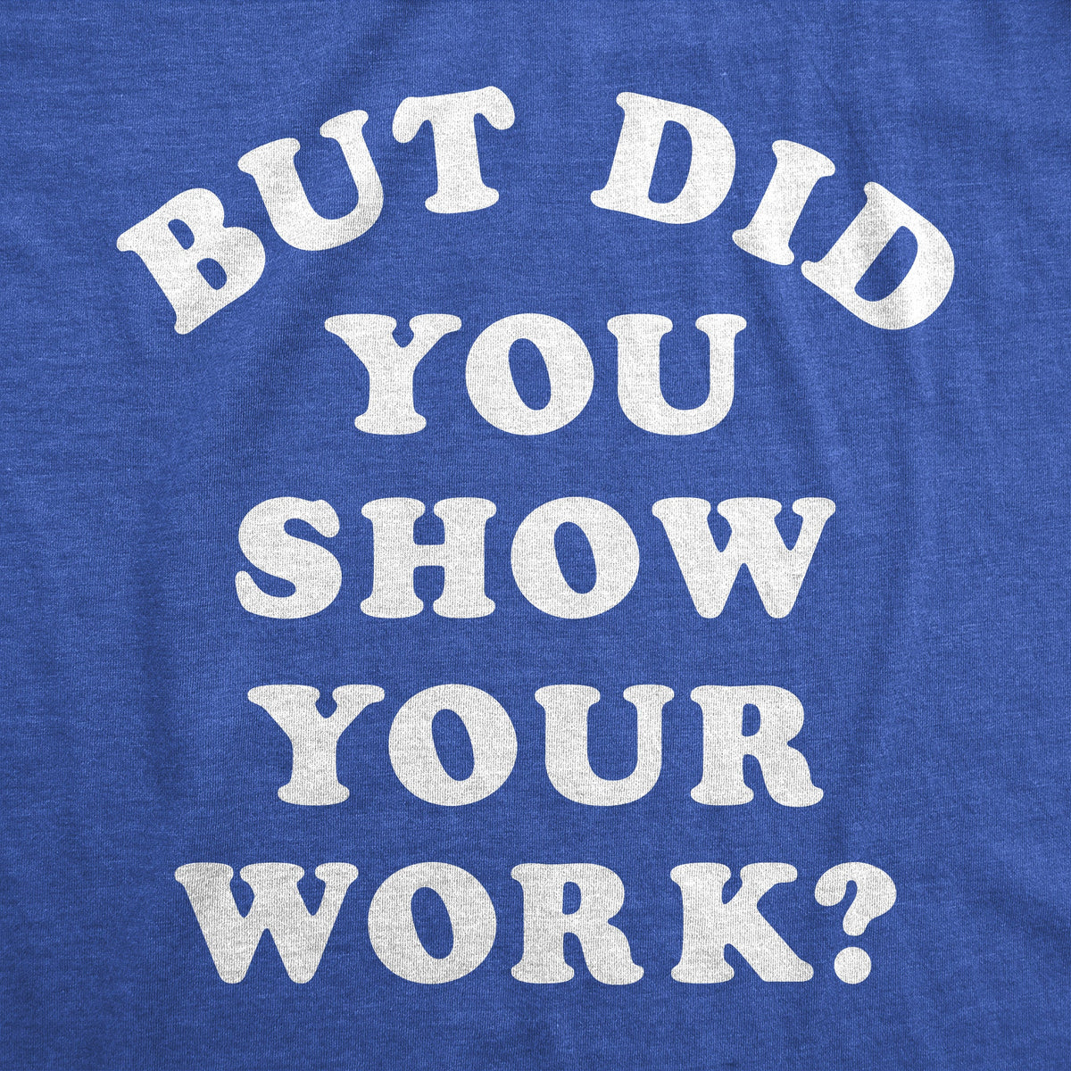 But Did You Show Your Work Women's T Shirt