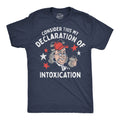 Consider This My Declaration Of Intoxication Men's T Shirt