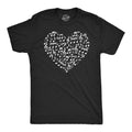 Music Note Heart Men's T Shirt