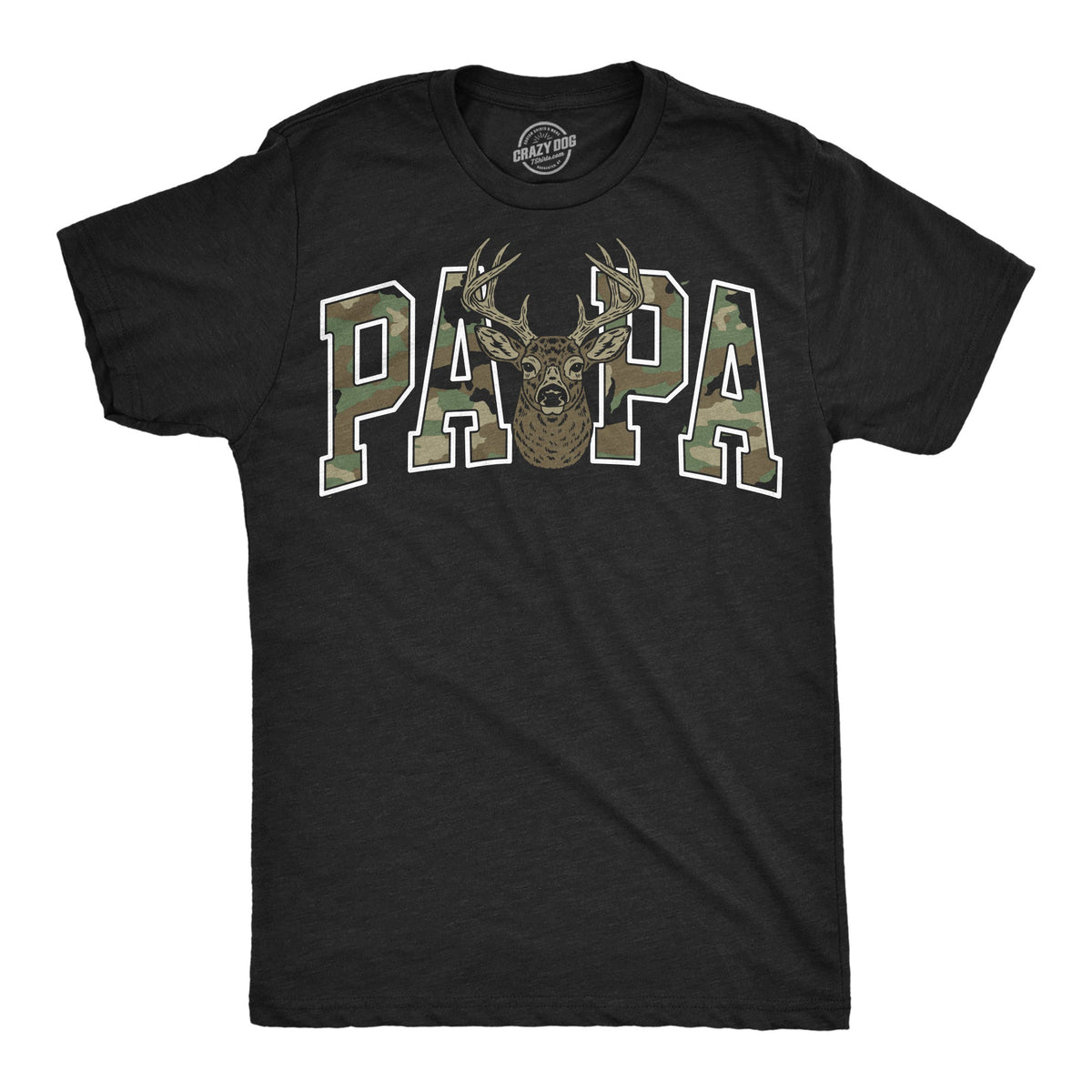 Papa Text Pattern Men's T Shirt
