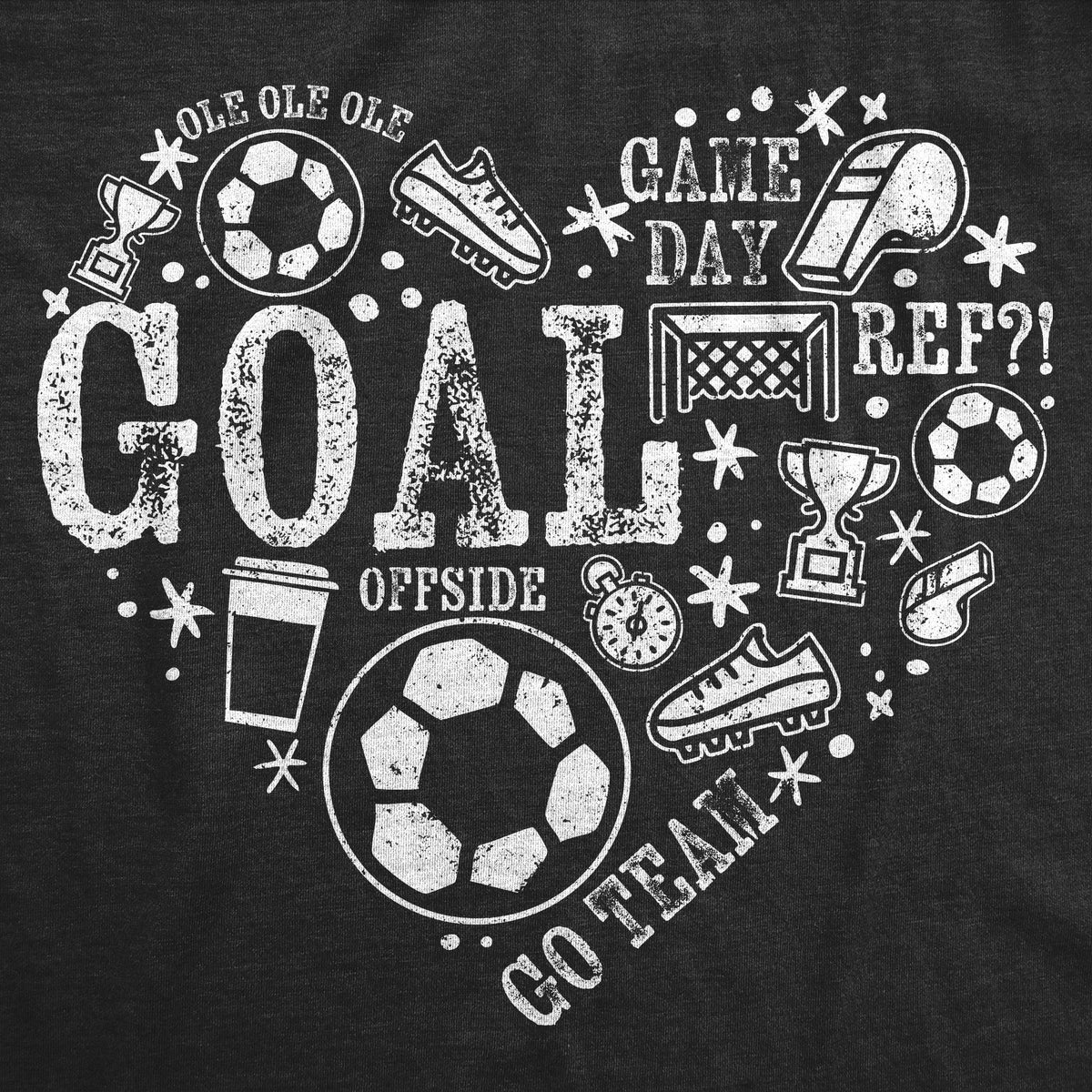 Soccer Element Heart Women's T Shirt