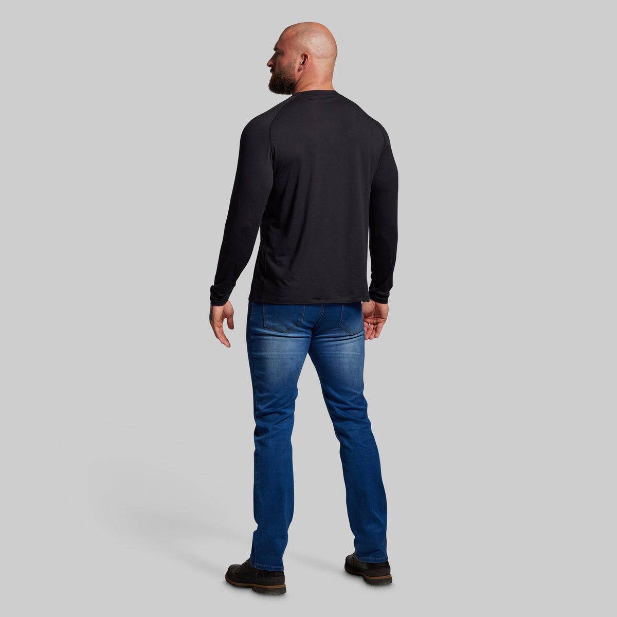 BP Premium Basic Henley (Black)