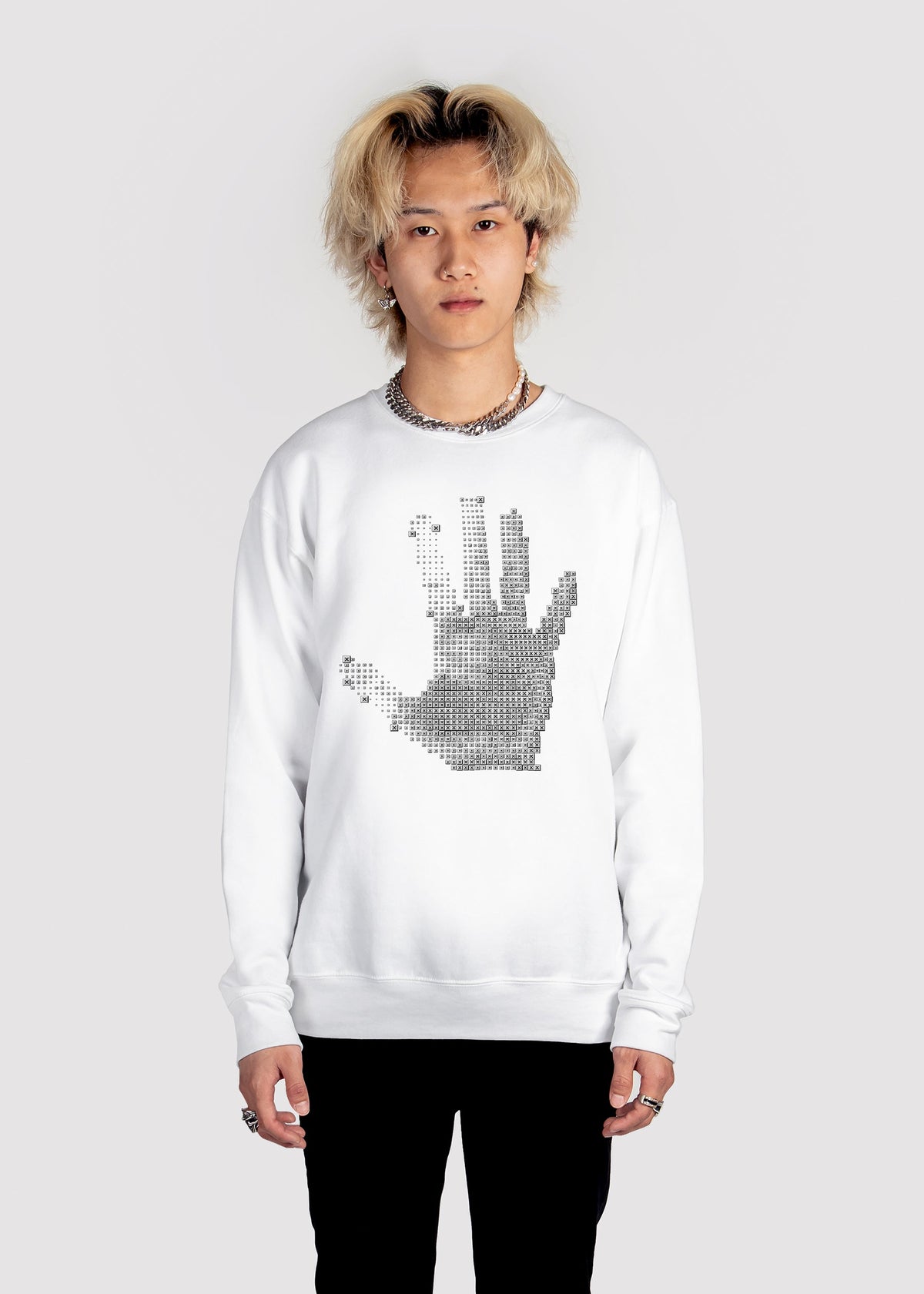 Digital Handprint Sweatshirt