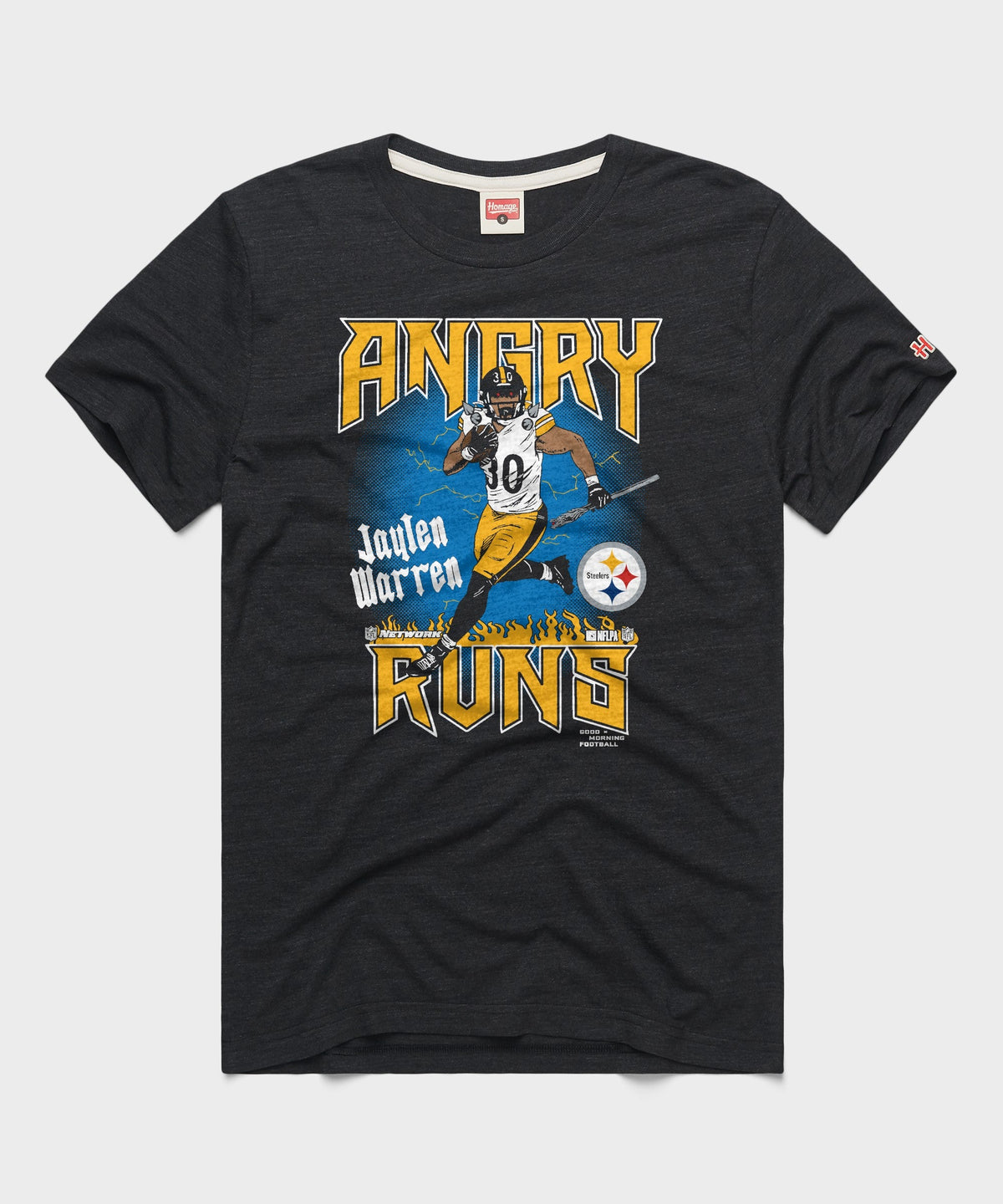 Angry Runs Steelers Jaylen Warren