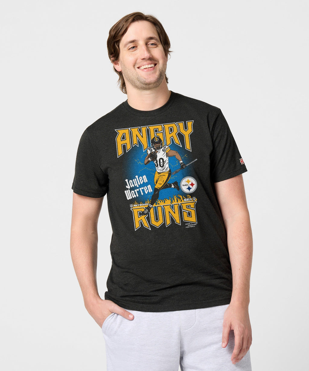 Angry Runs Steelers Jaylen Warren