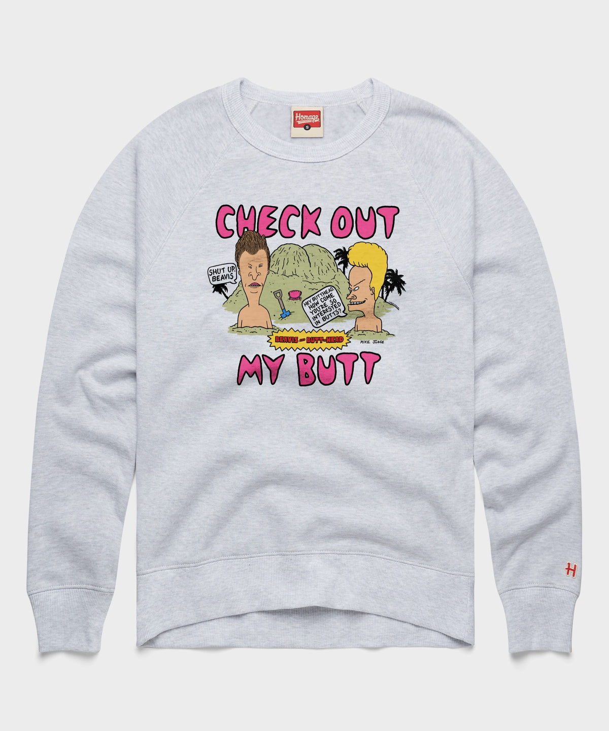 Beavis And Butt-Head Check Out My Butt Crewneck