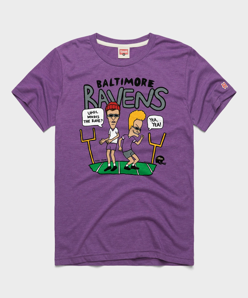 Beavis And Butt-Head X Baltimore Ravens Rave