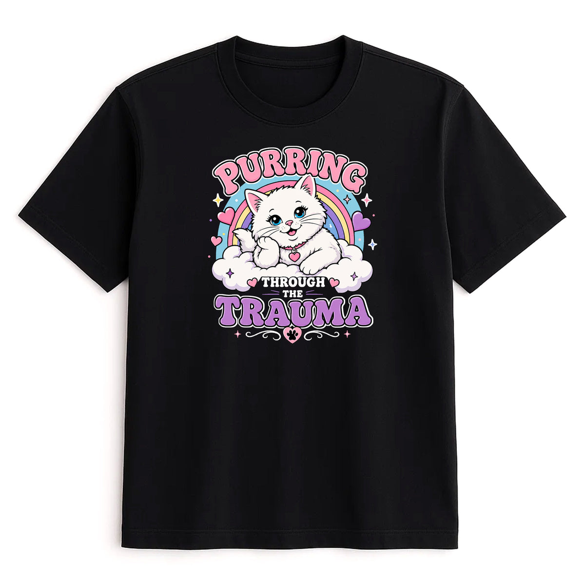 Unisex | Purring Through Trauma | Tee