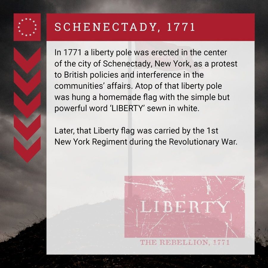 Liberty 1771 Flag T-Shirt - Midnight Navy