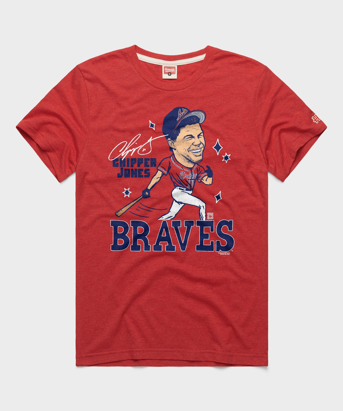 Braves Chipper Jones Signature