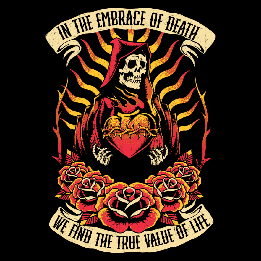 Embrace of Death T-Shirt - Black