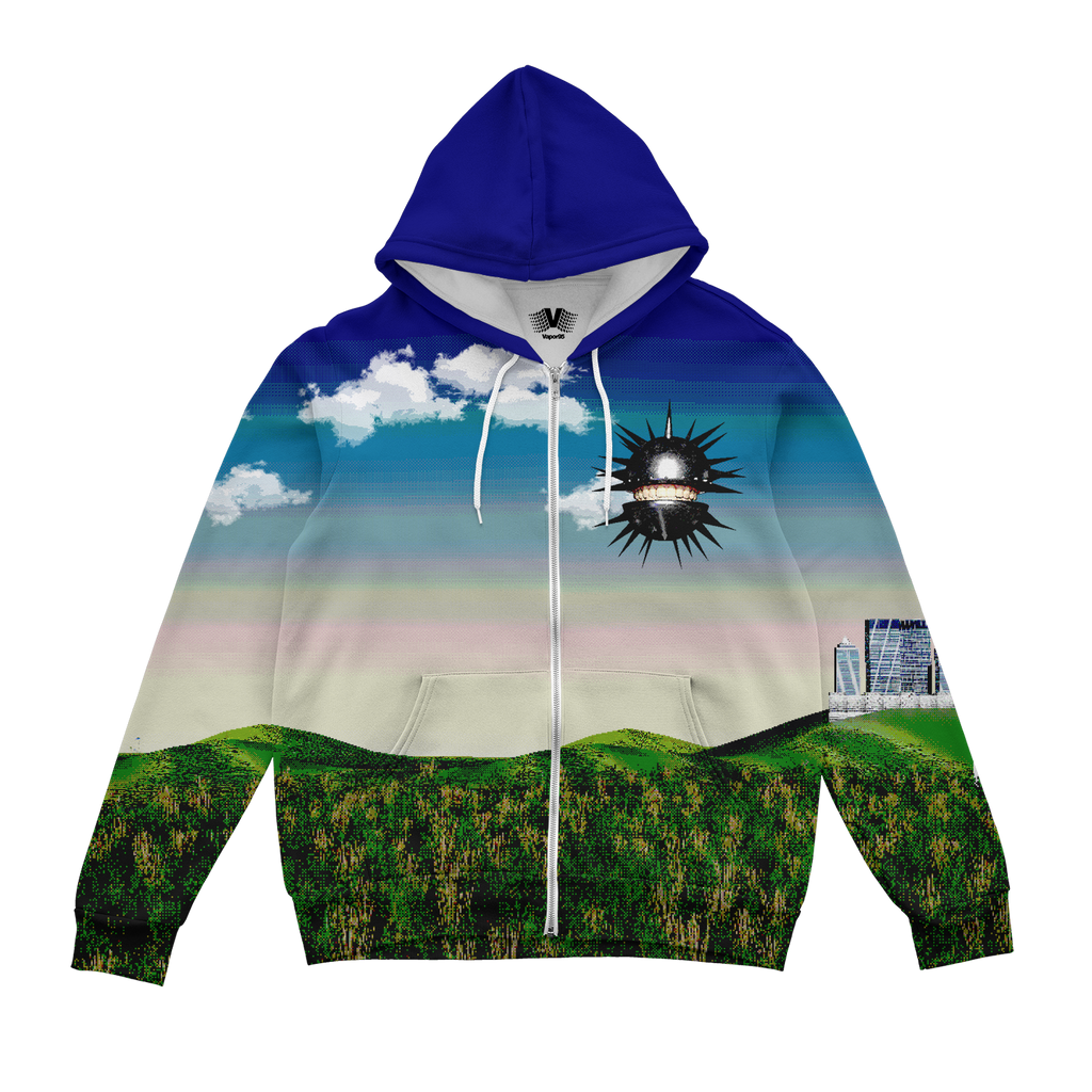 Chained Pain Zip Up Hoodie