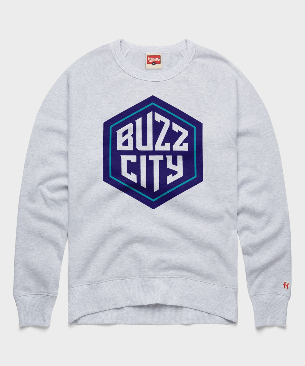 Charlotte Hornets Buzz City Crewneck