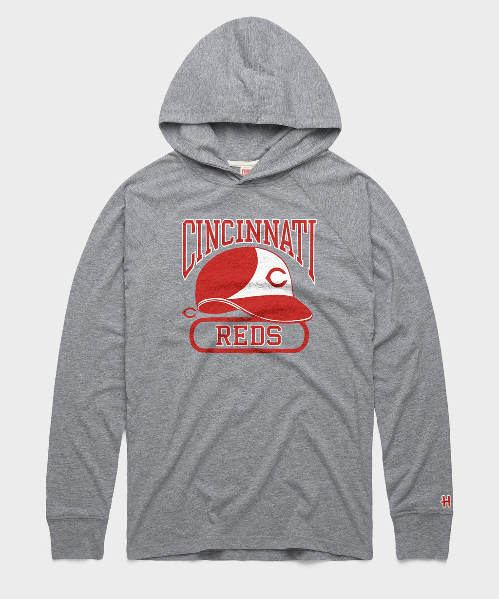 Cincinnati Reds Helmet Lightweight Hoodie