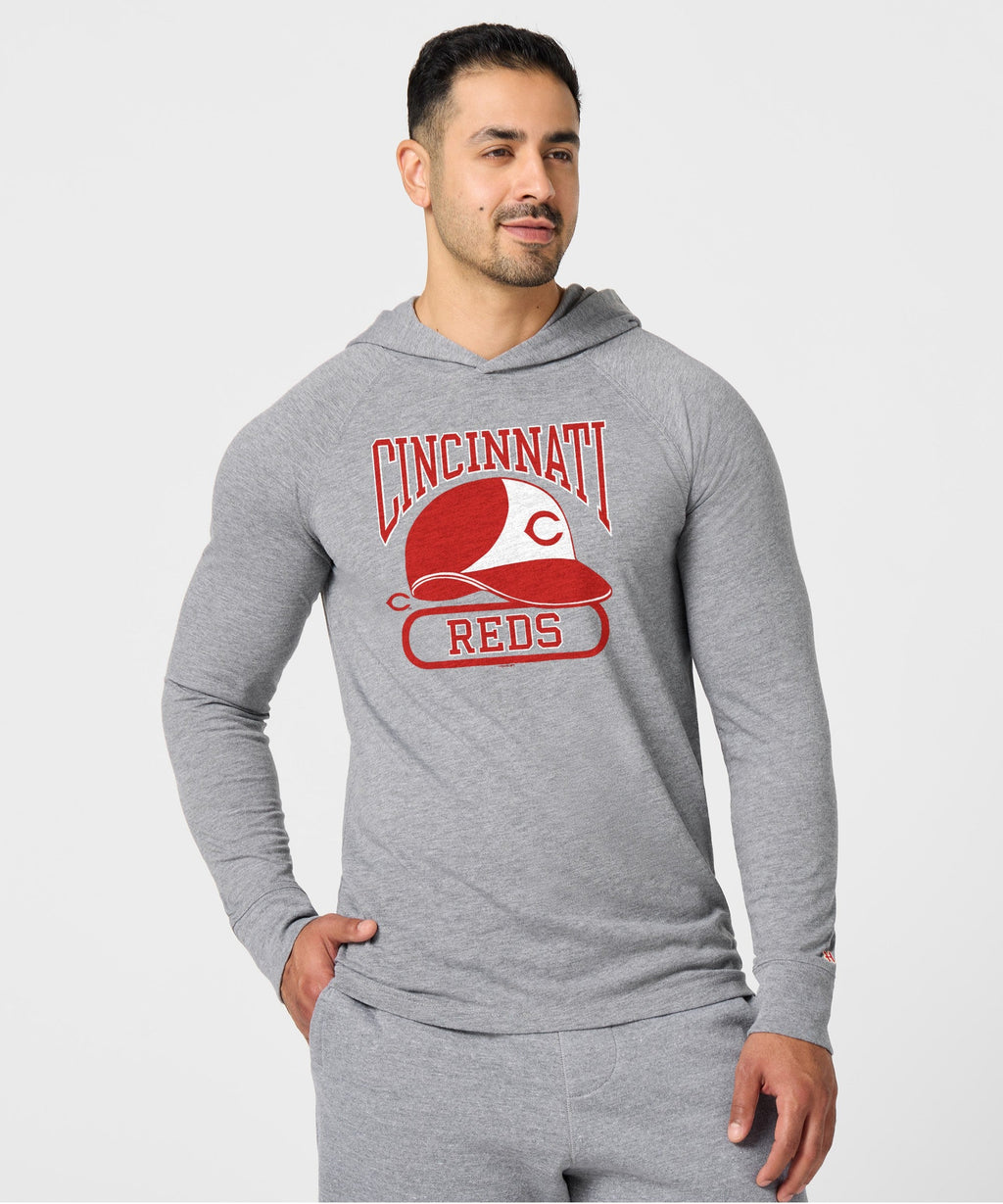 Cincinnati Reds Helmet Lightweight Hoodie