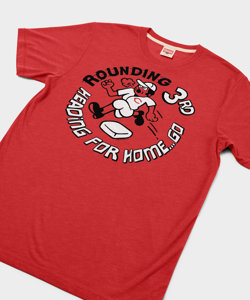 Cincinnati Reds Rounding 3rd