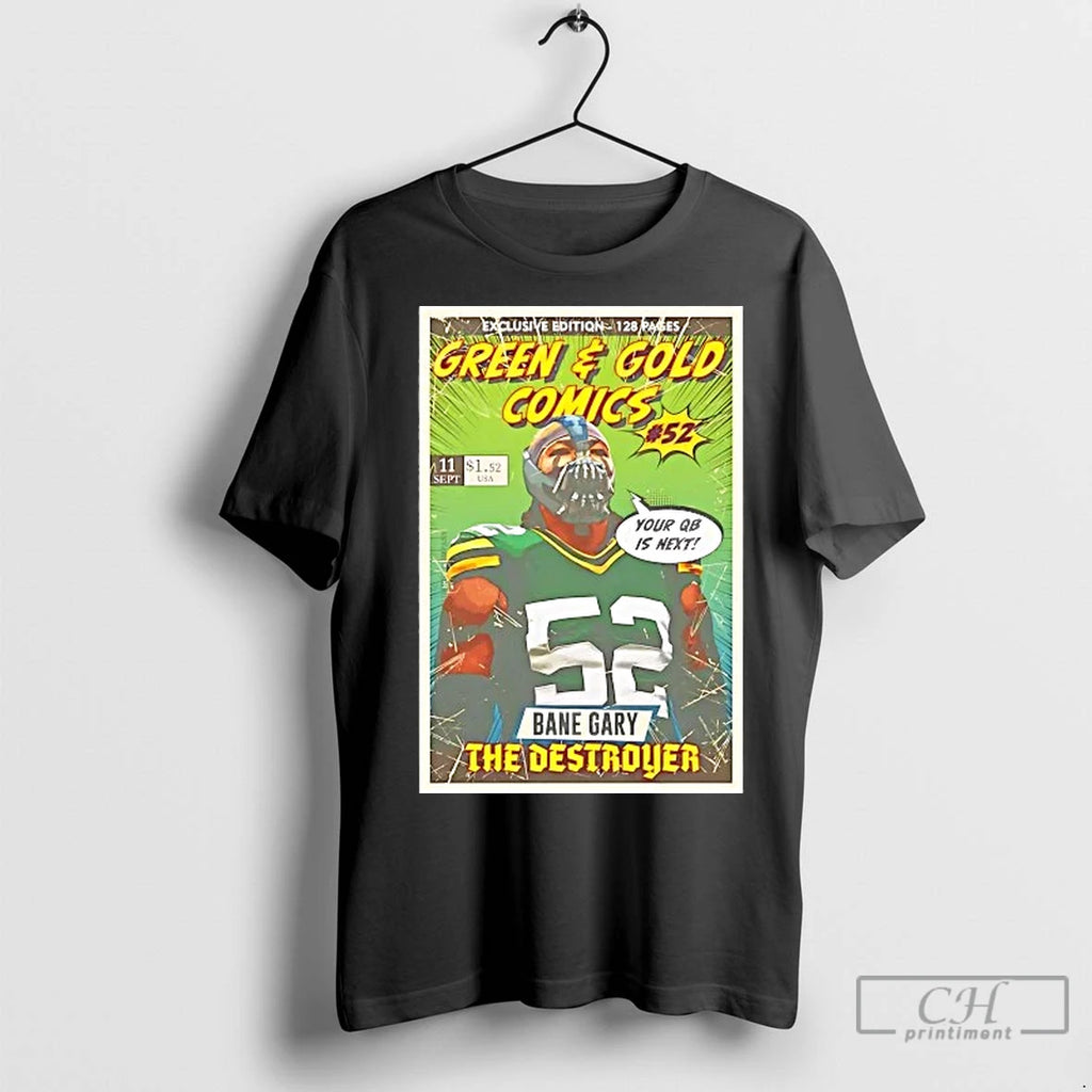 Classic Bane Gary The Destroyer Green And Gold Comics Green Bay Packers