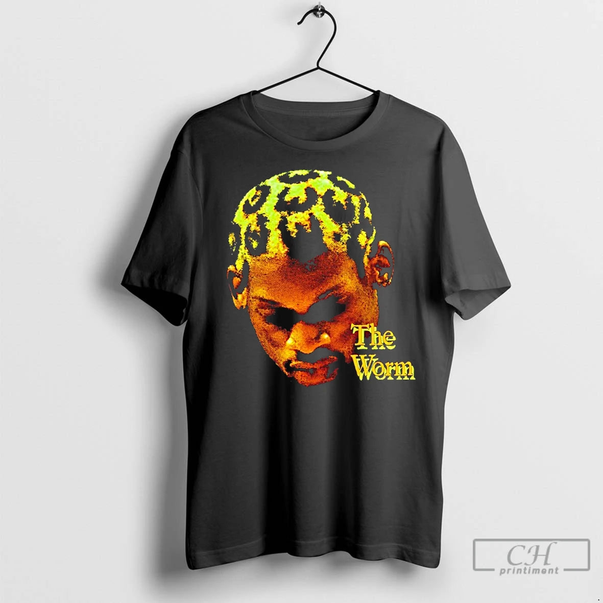 Classic Dennis Rodman Graphic The Worm Vintage Basketball