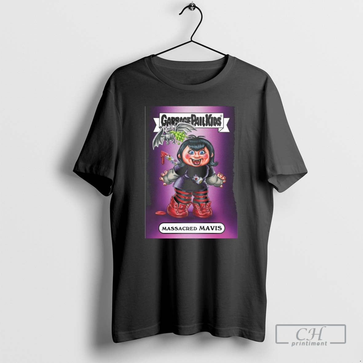 Classic Garbage Pail Kids X Massacred Hotel Transylvania Mavis Card Shirt Sweater