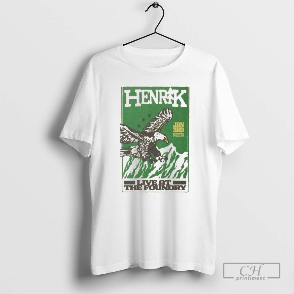 Classic Henrik Live At The Foundry Philly Pa January 3 2026 Eagle Shirt Sweater
