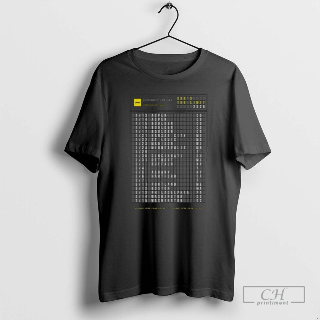 Classic Umphreys Mcgee Skys The Limit Winter Tour 2026 Shirt Sweater