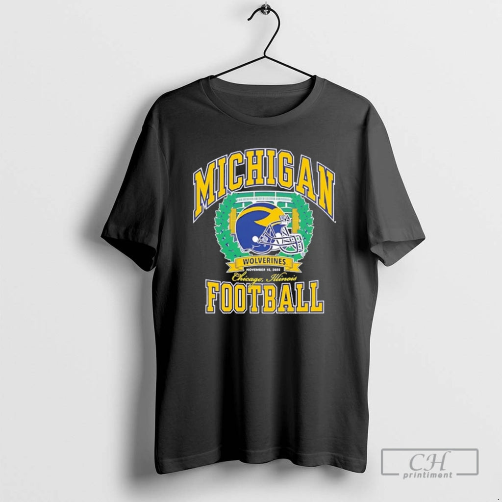 Classic Valiant University Of Michigan Wolverines Football Chicago Game Shirt Sweater