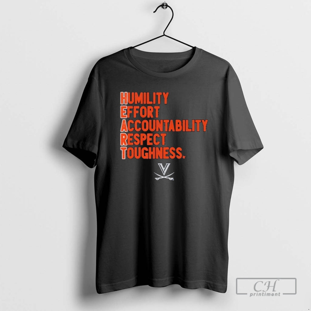 Classic Virginia Cavaliers Uva Heart Humility Effort Accountability Respect Toughness Shirt Sweater