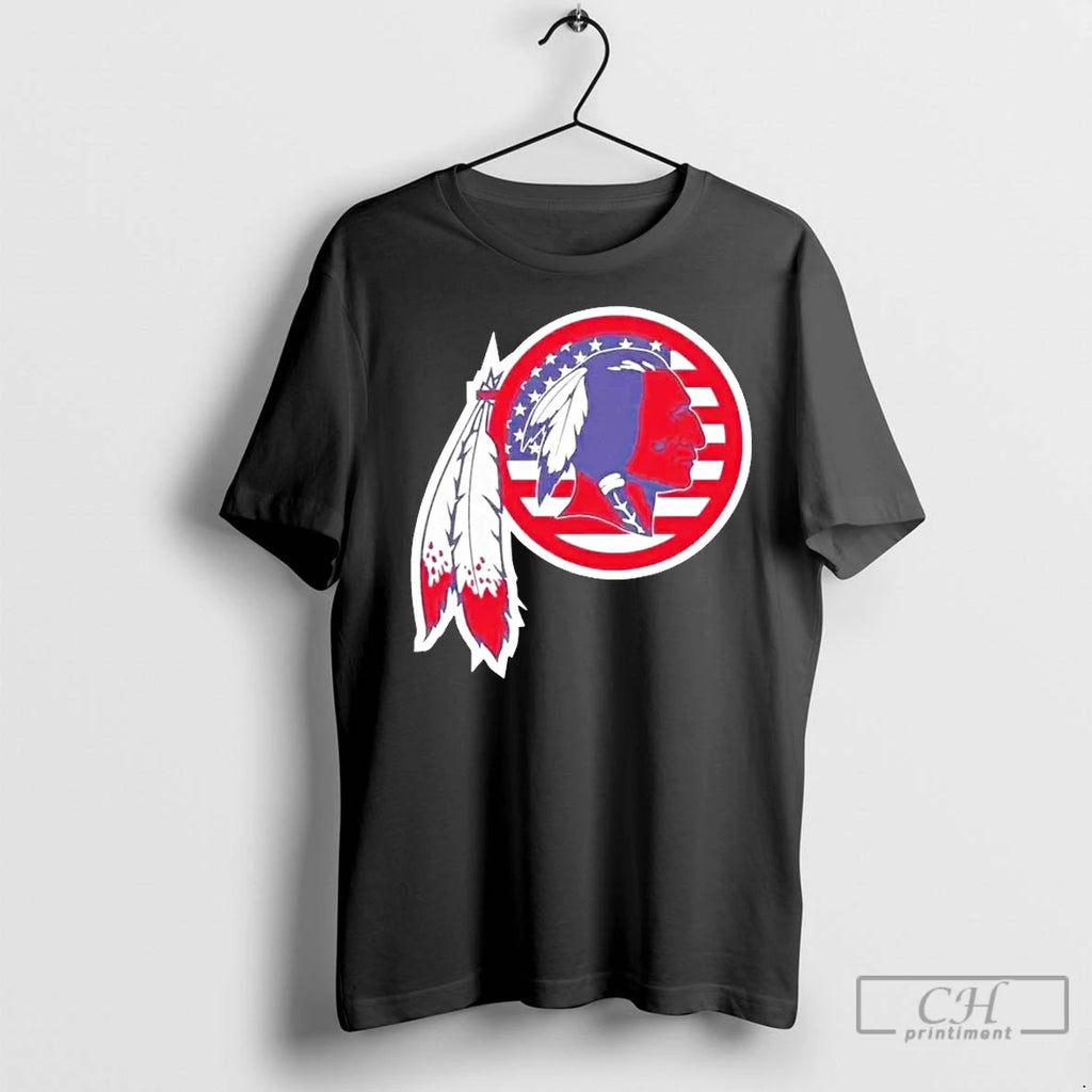 Classic Washington Redskins American Flag Logo