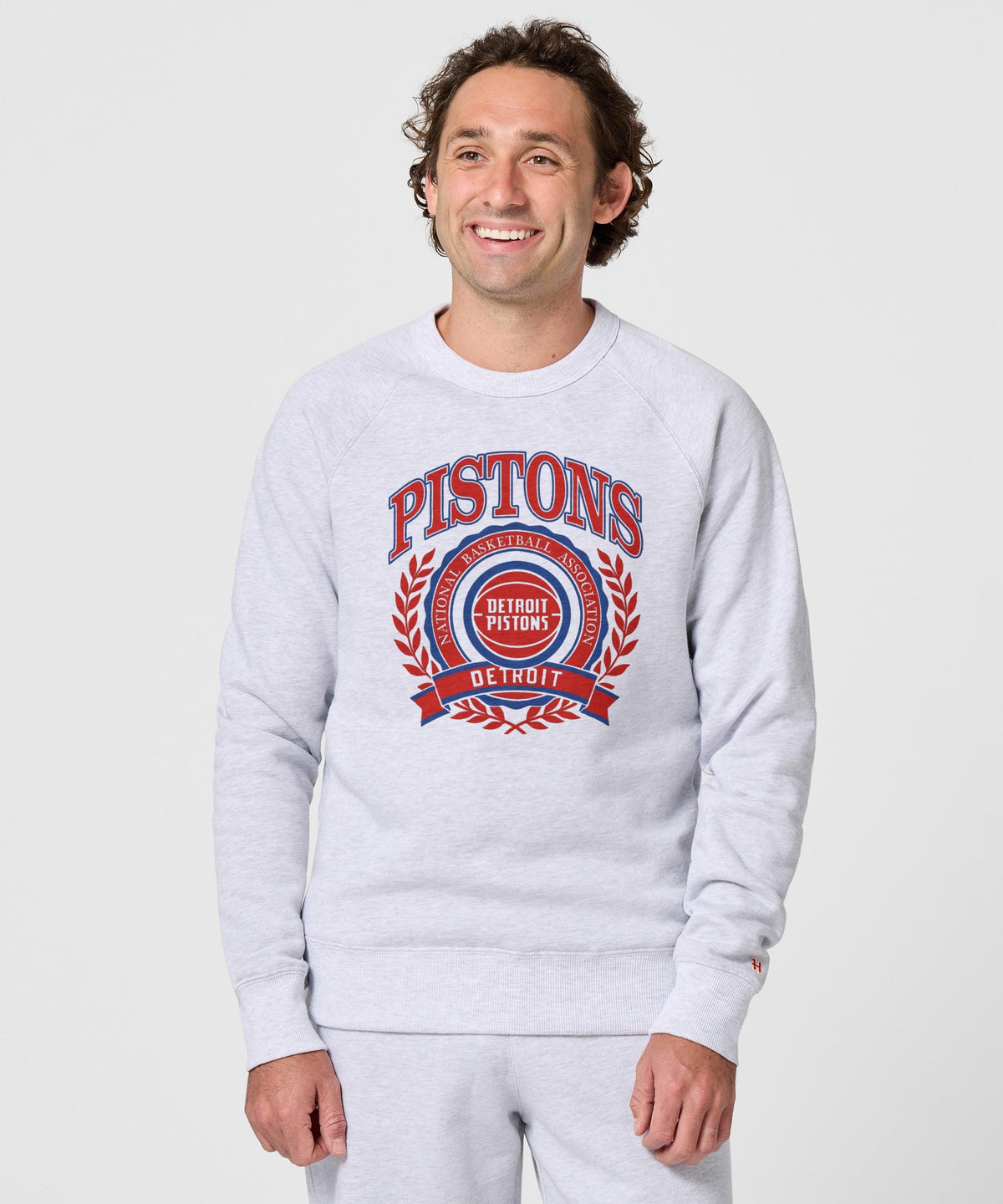Detroit Pistons Crest Crewneck