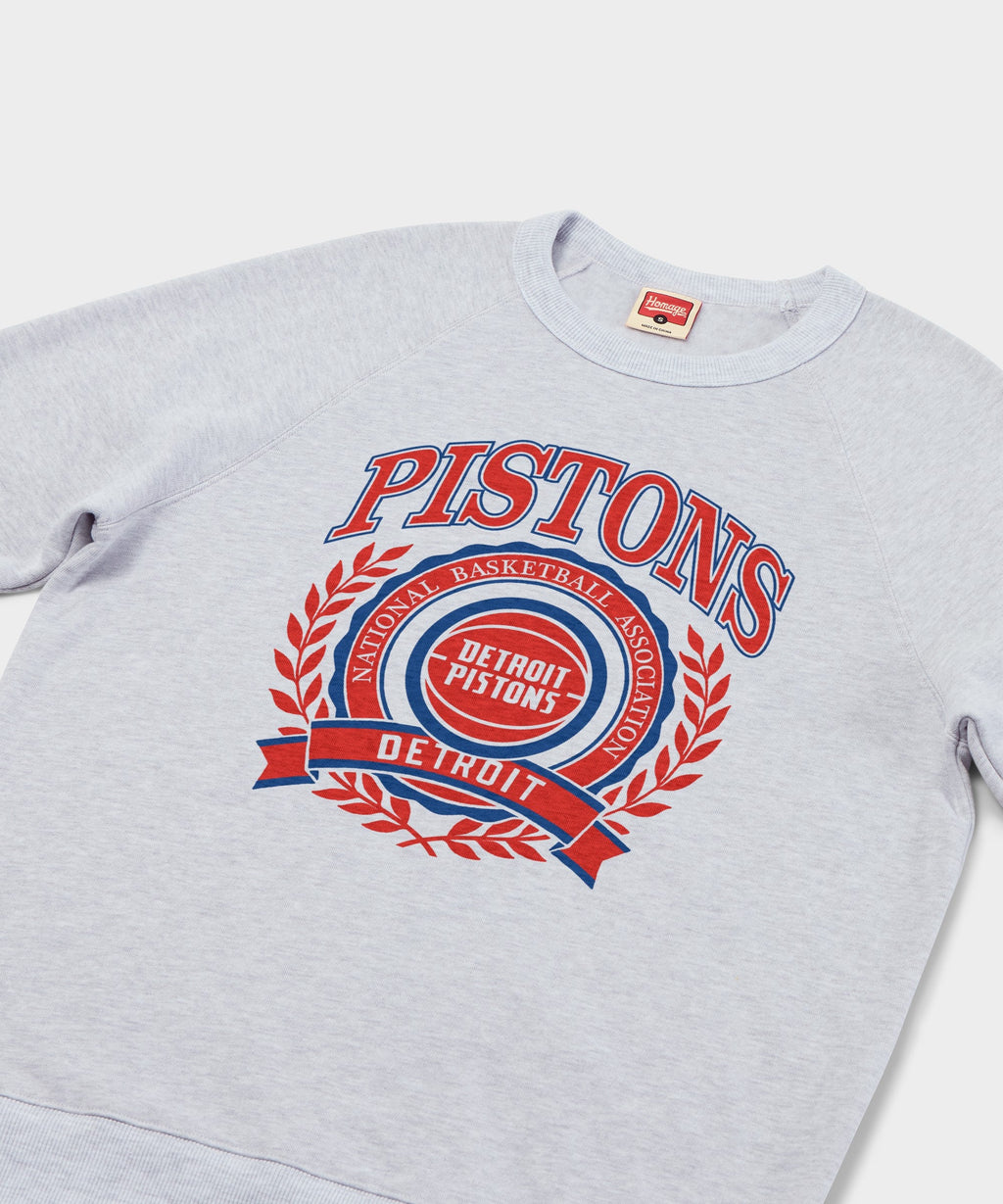 Detroit Pistons Crest Crewneck