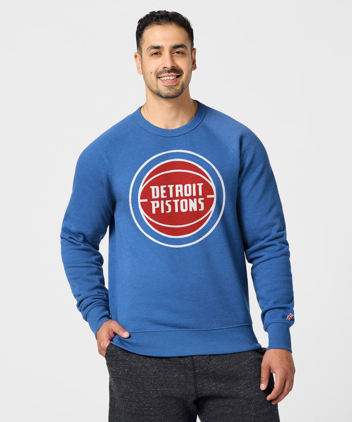 Detroit Pistons Logo Crewneck
