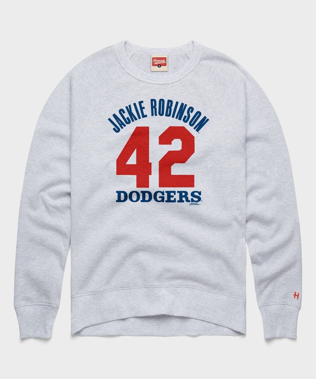Dodgers Jackie Robinson 42 Crewneck