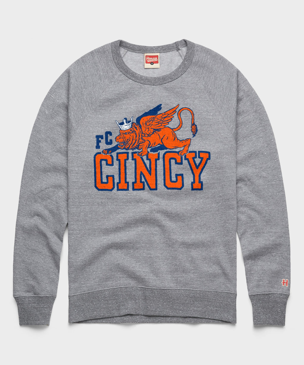 FC Cincy Lion And Crown Crewneck