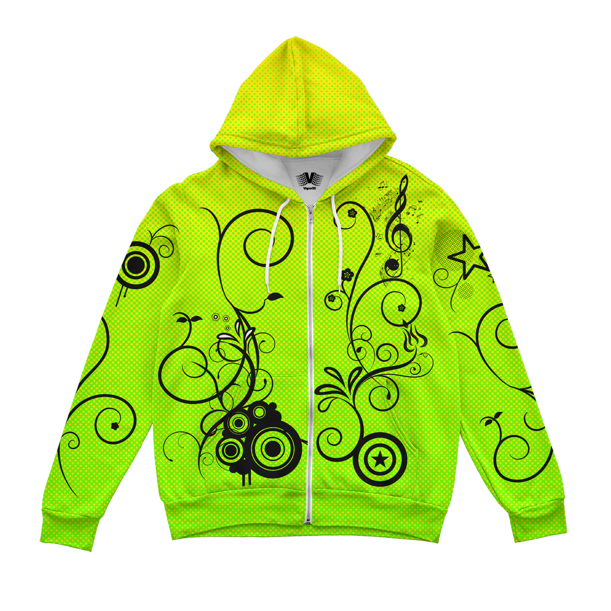 Frutiger Vector Zip Up Hoodie